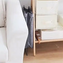 Axyaa Foldable Laundry Basket with Handle - Waterproof Iron Frame Storage Hamper - Large Size