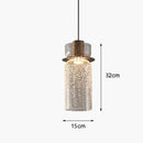 Axyaa Cracked Glass Pendant Light for Modern Indoor Decor