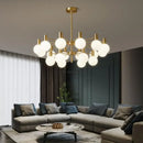 Axyaa Molecular Copper Magic Bean Glass Pendant Lamp