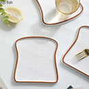 Axya Ceramic Dinner Plate Set for Household Tableware and Desserts