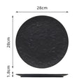 Axyaa Ceramic Steak Pasta Dessert Snack Serving Plates for Molecular Cuisine