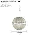 Axyaa Fiberglass Chandelier Pendant Lamp for Staircase Living Room & Bar