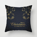 Axyaa Christmas Theme Pillowcase for Festive Sofa Decor and Holiday Gift