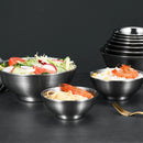 Axyaa Double-layer Insulated Stainless Steel Rice Bowl Multi-size Noodle Bowl