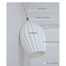 Axyaa Ceramic Pendant Lights: Elegant Chandeliers for Dining, Island, and Living Room