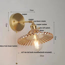 Axyaa Nordic LED Wall Sconce Pull Chain Switch Stair Light Fixture