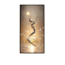 Axyaa Abstract Heavy Texture Painting Wall Lamp for Modern Home Decor