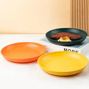 Axyaa Wheat Straw Dinnerware Set - 8Pcs 23cm Round Plates