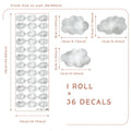 Axyaa Nordic Clouds Wall Stickers - Boho Ins Kids Home Decor