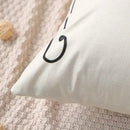 Axyaa Vintage Black Cat Cushion Cover - Cozy Home Decor Accent