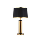 Axyaa Black Gold LED Table Lamp - Contemporary Vintage Design