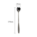 Axyaa Stainless Steel Heart Spoon for Coffee, Dessert, and Ice Cream