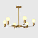 Axyaa Modern Chandelier Ceiling Lamp for Home Lighting - E27 Mounted Bedroom Dining Room Light