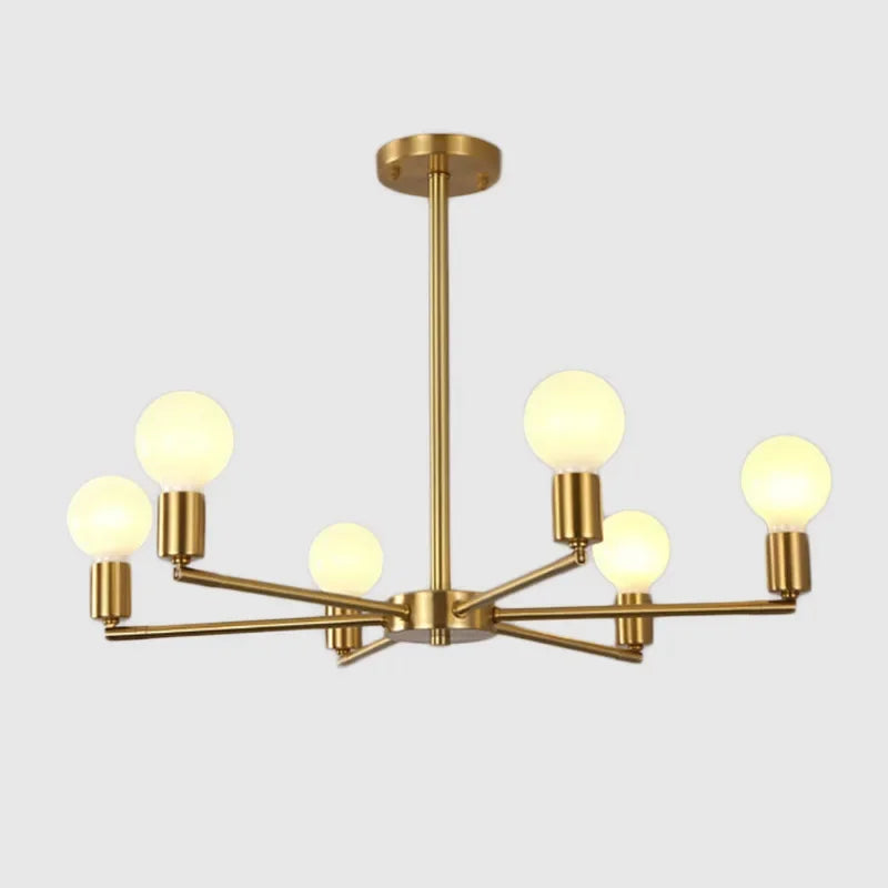 Axyaa Modern Chandelier Ceiling Lamp for Home Lighting - E27 Mounted Bedroom Dining Room Light