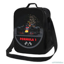 Axyaa F1 Car Racing Insulated Lunch Bag - Waterproof Thermal Oxford Lunch Box