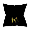 Axyaa Golden Black Pattern Decorative Cushion Cover 45*45CM for Home Sofa Car