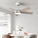 Axyaa Modern 52" LED Ceiling Fan for Indoor Lighting Fixtures