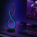 Axyaa LOVE USB Table Lamp with Color Changing LED Light