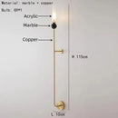 Axyaa Modern LED Wall Lamp for Minimalist Living Room and Bedroom