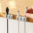 Axyaa Silicone Cable Holder Clips for Desktop Wire Management
