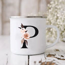Enamel Creative Coffee Cups Vintage Design by Axyaa
