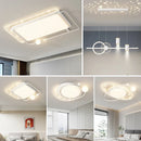 Axyaa Starry Sky LED Ceiling Chandelier for Modern Living Room Bedroom Home Decor