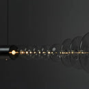 Axyaa Glass Restaurant Pendant Chandelier LED Lighting Kitchen Island Decor