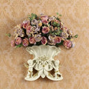Axyaa Resin Angel Wall Vase: Ancient Mural Decor for Home Living Room Walls