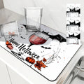 Axyaa Halloween Absorbent Draining Mat for Kitchen and Bathroom