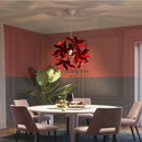 Axyaa Luxe Bauhinia Flower Chandelier: Decorative LED Lighting Fixture for Bedrooms & Clothing Stores