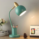 Axyaa Korean Style Desk Lamp with Pen Holder, Dimmable and Eye Protection