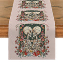 Axyaa Watercolor Plants Table Runner - Wedding & Dining Decoration