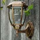 Axyaa Solar Wall Light: LED Outdoor Courtyard Sconces IP55 Waterproof Garden Decor Fence Lighting