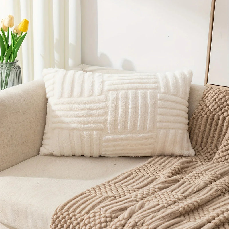 Bohemian Snowflake Velvet Pillow Cover - Axyaa Brand Sofisticated Living Room Decor