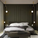 Axyaa Minimalist Line LED Pendant Light for Living Room and Bedroom