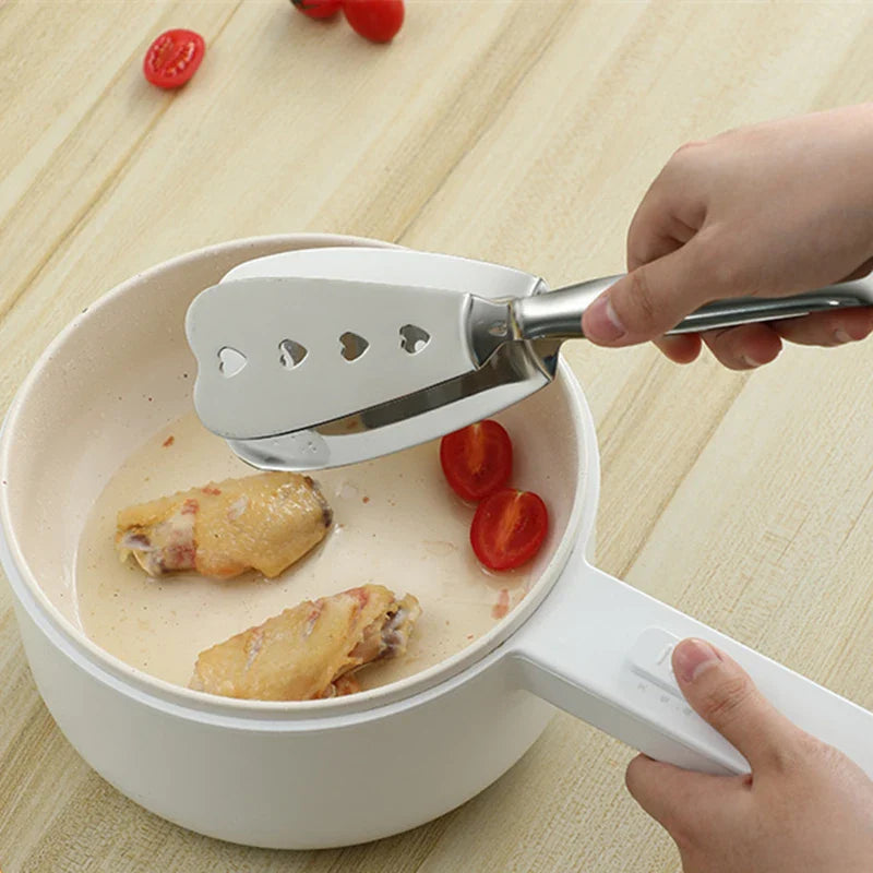 Axyaa Stainless Steel Food Tongs BBQ Tools Kitchen Accessories