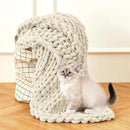Axyaa Chenille Knit Throw Blanket for Cozy Winter Living Room Décor
