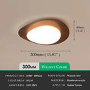 Axyaa Vintage Walnut Ceiling Light with Acrylic Shade