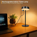 Axyaa Solar Dimmable LED Table Lamp: Waterproof & Rechargeable for Garden, Terrace, Camping