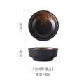 Axyaa Japanese Ceramic Seasoning Plate for Home & Restaurant Decor