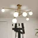 Axyaa Nordic Gold Black Chandelier Pendant Light for Luxury Living & Dining Room