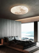 Axya Nordic Moon Ceiling Lamp | Modern Minimalist Bedroom Light
