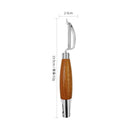 Axyaa Solid Wood Handle Peeler Paring Knife for Fruits Vegetables Grater Slicer