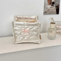 Axyaa Bow Heart Korean Stationery Organizer for Makeup & Desktop Storage