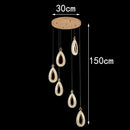 Axyaa Modern LED Pendant Light Chandeliers for Living Room Dining Room Indoor Lighting