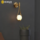 Axyaa Gold Wall Sconce Lamp Nordic Style Bedroom Corridor Decor