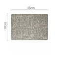 Axyaa Leather Dining Table Insulation Mat: Waterproof, Heat Resistant, Japanese Style