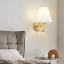 Axyaa Nordic Fabric Lampshade Wall Lamp for Indoor Lighting in Living Room