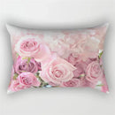 Pink Flower Polyester Pillowcase - Romantic Girl Room Aesthetic Decor
