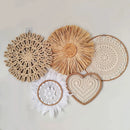 Axyaa Rattan Wall Hanging Scandinavian Wall Decor
